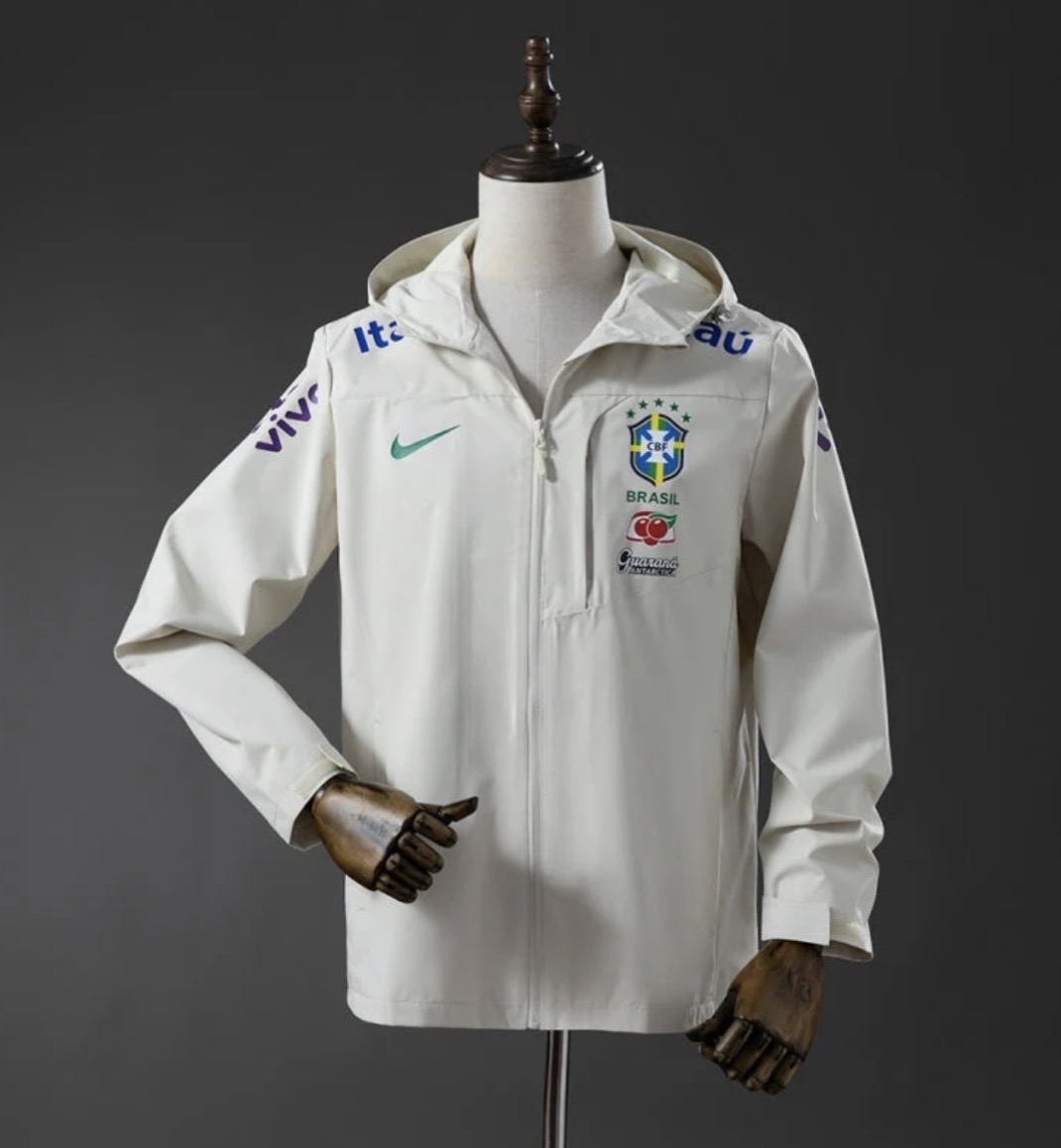 Coupe-Vent Brasil Itaú Blanc